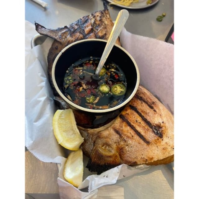 Grilled Hamachi Kama 1pc.